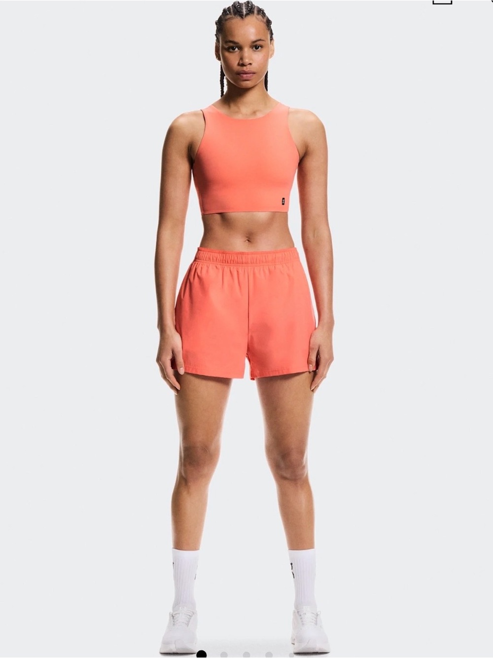 On Running Core 1-in-1 Crop Top Size Medium . Color Reef. New with Tags.